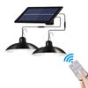 Lámpara bombilla fluorescente exterior nueva LED interior súper brillante energía solar energía de ciervo ahorro de energía candelabro retro impermeable lámpara de doble cabezal