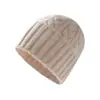 Gorro de punto de cachemira de moda nuevo para otoño e invierno, color liso simple, diseño que cubre las orejas, perfecto para ir al trabajo y mantenerse abrigado