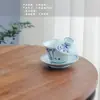 Conjunto Sancai Gaiwan Yuerui Presente de Agradecimento ao Professor Exquisito Porcelana Kung Fu Conjunto de Chá Negócios Elegante Cultural Criativo Souvenir Presente Xícara de Chá