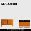 Armário Plástico Estilo Retro Japonês Quarto Mesa de Cabeceira Armário Lateral de Sofá Gaveta com Ins Armário de Armazenamento Armário de Armazenamento de 10 Compartimentos