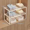 Zapatero de niveles ajustable para dormitorio, soporte para zapatos debajo del escritorio de estudiante, organizador de almacenamiento, estante de almacenamiento para zapatero en casa