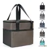Venda Direta de Fábrica Bolsa Térmica Dobrável Tecido Oxford Lancheira Piquenique Camping Bolsa de Gelo Portátil Bolsa Lancheira para Trabalhador de Escritório