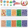 Natal Transfronteiriço Argila Macia Pérola Misturada Kit Joias para Unha Brilho Brilhante Esmalte Colorido Cola Acessórios Material