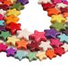 Cuentas de Piedra Variadas para Manualidades DIY Pulsera Collar Fabricación Turquesa Colorida Estrella de Cinco Puntas Cuentas Sueltas Accesorios de Joyería
