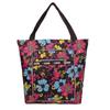 Bolsa Tote Plegable de Dibujos Animados de Flores Transfronteriza Forrada Bolsa de Compras Bolsa de Almacenamiento Portátil Bolsa Plegable Bolsa de Compras para Verduras