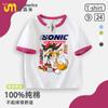 Ropa de Sonic Camiseta Infantil Super Sonic Ratón Sonic Ropa Infantil Tops de Manga Corta de Verano para Niños y Niñas Ropa de Verano