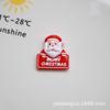 Acessórios de enfeites de Natal resina muleta de árvore de Natal boneco de neve velho DIY feito à mão grampo de cabelo infantil copo de água broche material