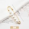 Pantalones Cintura Ajustada Artefacto Pin Ajustador de Cintura Broche Antiluz Broche Corsage de Alta Gama Joyería Broche de Perlas Hebilla