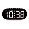 Reloj Multifuncional Más Vendido, Reloj Electrónico LED de Pantalla Grande Simple, Luz Ambiental, Despertador de Mesita de Noche, Moderno Gh8035