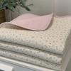 Cubrecama Estampado de Algodón Coreano, Sábana de Cama Doble Engrosada de Algodón Puro, Colchón Tatami, Sábana de Cama Acolchada Venta al por Mayor++