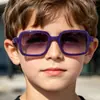 Nuevas Gafas de Sol Infantiles Raine de Montura Cuadrada Retro, Versión Coreana Transfronteriza Europea y Americana, Gafas de Sol para Niños y Niñas, Gafas de Sol