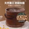 Balde de Madera Portátil para Pediluvio para Uso en Casa en Invierno, Tina de Madera Maciza para Remojar los Pies, Tina de Spa para Pies, Tina para Lavar los Pies, Cubo para Lavar los Pies