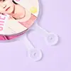 Abanico transparente personalizado con caras de celebridades, abanico transparente de PVC con forma especial para DIY, abanico hecho a medida basado en imágenes proporcionadas