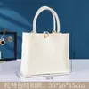 Bolsa de arpillera en blanco personalizada con cuerda de algodón pintada a mano, Bolsa de compras de yute de un solo hombro para bricolaje con cremallera, Bolsa de arpillera tipo tote con patchwork vintage