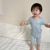 Conjunto Infantil para Casa Roupas de Verão Estilo Coreano Roupa Infantil Conjunto para Meninos Verão 2025 Novo Conjunto para Casa de Bebê Menina