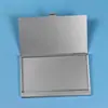 Estuche para cigarrillos de aleación de aluminio de alta calidad, tarjetero de aleación de aluminio, tarjetero para tarjetas bancarias, tarjetero de metal de negocios DIY para hombres y mujeres, regalo de exposición