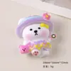 Accesorios de Resina para Manualidades de Dibujos Animados Joyería Cámara Oso Pegamento de Crema Pasador Funda de Teléfono Móvil Hebilla de Zapato Llavero Colgante con