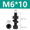 Tornillos de Cabeza de Copa Hexagonal de Nylon M3M4M5M6M8M10M12, Tuercas, Arandelas Planas, Tornillos de Plástico de Cabeza Cilíndrica Combinada