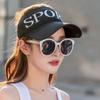 Sombrero de sol para mujer de verano con parte superior vacía para ciclismo protección solar gorra de béisbol con visera sombrero de sol deportivo coreano protección UV