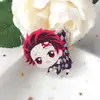 Llavero Acrílico de Demon Slayer, Nichirin, Nezuko, Colgante Acrílico de Giyu, Accesorios Periféricos de Anime
