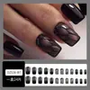 Uñas Vestibles de Venta Caliente en Comercio Exterior Se Pueden Diseñar con Fotos y Muestras. Uñas de Ballet con Puntos de Diamante Cortas, Medianas y Largas, Uñas Postizas y Manicura