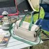 Bolso Boston de Bloques de Color a Cuadros de Nicho 2026 Nuevo Ligero Casual Simple para Hombro Cruzado