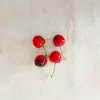 Atrezzo de cerezas de simulación cerezas falsas adornos de espuma modelo de fotografía fabricantes de frutas al por mayor