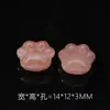 Acessórios de Contas de Pedra do Sol Natural, Garra de Gato e Laço para DIY, Pulseira de Estrela Grande e Pequena, Acessórios de Joias Trançadas