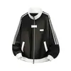 Chaqueta Deportiva Patchwork Americana para Hombre Otoño Peso Pesado Marca de Moda Versátil Ropa de Abrigo para Pareja High Street Chaqueta de Béisbol En Stock