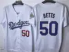 Uniforme de Baseball da MLB Los Angeles Dodgers Dodgers Ohtani 17 # Ohtani Shohei Jersey de Baseball Bordado