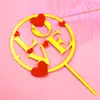 Decoración de pastel de cumpleaños acrílico enchufe LOVE tarjeta 520 tarjeta 1314 TE AMO enchufe vestido de pareja