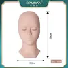 Molde de cabeça removível, molde de silicone para pálpebra dupla, olhos realistas, enxerto substituível, molde de cabeça de cílios, comércio exterior