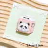 Accesorios de Resina Panda de Comida y Juguete de Dibujos Animados para Bricolaje, Pinzas para el Cabello, Imanes para Refrigerador, Fundas para Teléfono, Hebillas para Zapatos, Llaveros al por Mayor