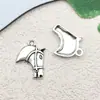 Accesorios para Joyería de Aleación Retro DIY Colgante de Unicornio Caballo Pendientes Hechos a Mano Llavero Colgante Pequeño Venta Caliente Transfronteriza