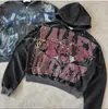 Moletom com Capuz para Casal de Marca de Moda de Rua Y2K Estilo Europeu e Americano Transfronteiriço, Jaqueta com Zíper Camuflada Floral Retrô Americana