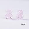 Nuevos accesorios de resina caricatura oso Aurora parche tridimensional para arte de uñas material decoración de uñas oso con brillo joyería