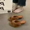 Pantuflas esponjosas estilo francés para mujer, nuevo diseño 2026, modernas, versátiles, cómodas y fáciles para los pies