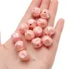 Contas Eletrodepositadas de Cor Sólida em Acrílico Contas de Fio Fig Fio Contas Soltas para DIY Manual Colar Pulseira Vestuário Acessórios Atacado