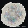 24mm transparente cinco pétalas flor tigela bronzear duas cores feito à mão diy joias acessórios acessórios online vermelho live fornecimento em estoque