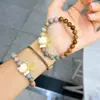 Pulsera de Bucle Único Pulido Alto Natural Cook Boutique para Mujer, Regalo de Cumpleaños, Regalo para Mejor Amiga, Nuevo Estilo Chino