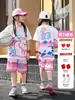 Roupa de Basquete Infantil Conjunto Roupa de Treino para Meninos e Alunos do Ensino Fundamental Manga Curta Shorts Roupa Esportiva Conjunto de Duas Peças Verão Camisa