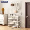Sapateira simples multi-camada Sapateira para quarto dormitório porta econômica à prova de poeira Armazenamento Espaço de poupança