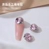 Joias de arte para unhas quadradas gordas multicorte de alta qualidade pilha diamante bola rede vermelha flash produto acabado pilha diamante champanhe arte de unhas ornamentos de diamante