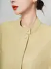 Chaqueta de cuero genuino Haining de réplica auténtica 2026 nuevo estilo para mujer, corta, holgada, estilo motociclista, chaqueta abrigo de piel de oveja