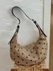 Bolso de Hombro Vintage de Ante con Lunares para Mujer, Nuevo Bolso Cruzado Casual para el Trabajo, Bolso de Moda de Nicho tipo Empanada