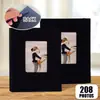 Novo Produto Maiwei Capa de Tecido 3 Polegadas 208 Fotos Tipo Inserção de Bolso Transparente Álbum de Fotos de Registro em Estoque para Envio Internacional