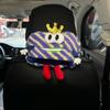 Caja de Pañuelos para Coche Lindo Monstruito Colgante en el Respaldo del Asiento Multifuncional Caja para Reposabrazos Extracción de Pañuelos Suministros para el Interior del Coche
