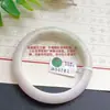 Um Item, Uma FotoPulseira de Jade Grau A, Violeta Ceroso com Padrões de Flor Flutuante, Pulseira de Jade Única, Tamanho 49