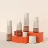 Frascos Personalizados de Embalagem de Skincare de Luxo, Frascos Plásticos PET de 80ml com Bomba para Loção, Potes de 30g com Formato Especial para Creme Facial