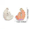 Nuevos Colgantes Esmaltados de Tiburón y Tortuga de la Serie Oceánica Accesorios de Joyería de Aleación de Dibujos Animados para Bricolaje Colgantes Populares de Venta Transfronteriza